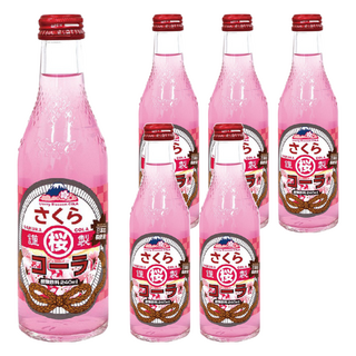 木村飲料 櫻花風味可樂, 240ml, 6瓶