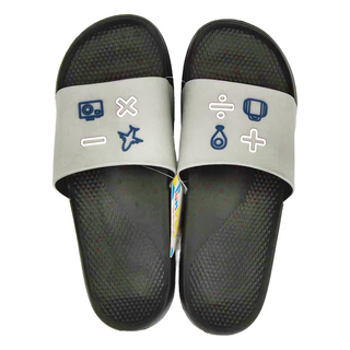 FUN PLUS 風格樂活 休閒拖鞋 防滑耐磨安心步履, 290mm, 灰色