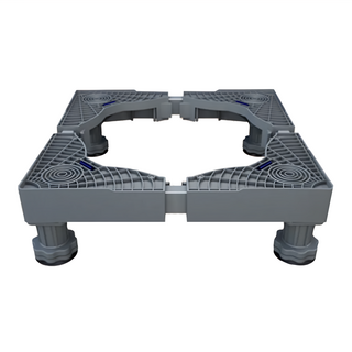 洗衣機防滑耐重固定底座/防潮托高座 - 內嵌水平儀 (四腳款), 1個