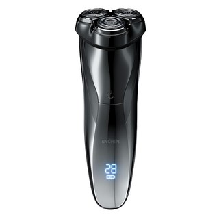 ENCHEN 映趣 電動刮鬍刀 Blackstone 3, 3D浮動刀頭, IPX7防水, USB Type-C充電, 黑色