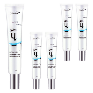 Sesedior 希希娣兒 台灣公司貨 玫瑰珍珠亮白防曬素顏霜 35ml, 白色, 5條