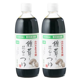 DAISHO 大醬 香菇昆布醬油露 四倍濃縮 適合多種料理, 500ml, 2瓶
