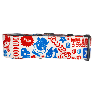 行李帶束帶 原創旅行圖案, 超級瑪利歐 多色, 1條, 最大長度1900 x 寬度50mm