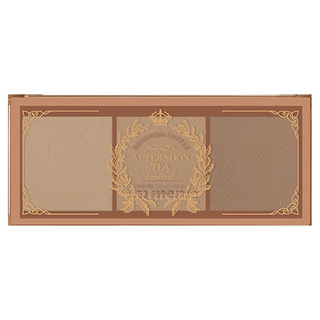 i'm meme 我愛 Afternoon Tea 3色修容盤 能吸附油脂的控油粉質 初學者適用, 01 Roasting Coffee, 1個