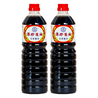 源珍 生油, 1L, 2瓶