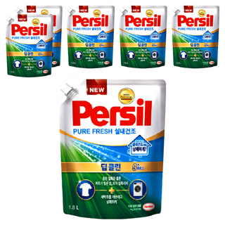 Persil 寶瀅 Pure Fresh 9重酵素室內晾衣型洗衣凝露補充包 普通&滾筒式適用, 1.8L, 6包