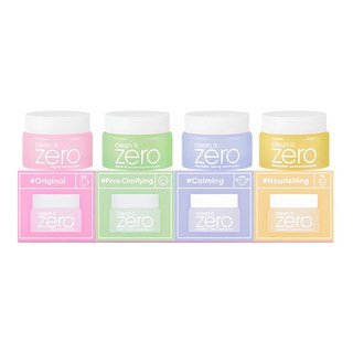 BANILA CO 芭妮蘭 台灣公司貨 ZERO 零感肌瞬淨卸妝霜4件組, 1組