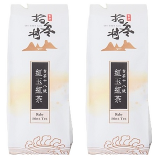 拾參村 台茶十八號 紅玉紅茶, 台灣原生種野生山茶+緬甸大葉種育成, 天然薄荷及肉桂香氣, 75g, 1包, 2包