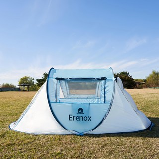 AKEI Akei 一鍵式帳篷, 藍色, 3人