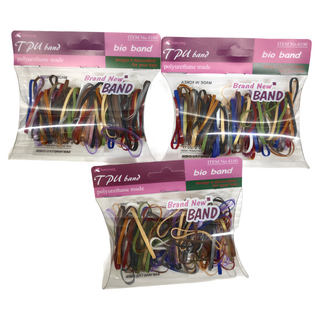 SY 韓國橡皮筋 大 TPU材質 每盒100入, 22/MIX3, 1組