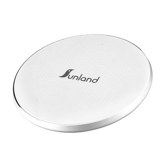 Sunland 超薄無線充電盤 DE026 10W 6.5mm 支援 iOS / Android, 白色, 1個