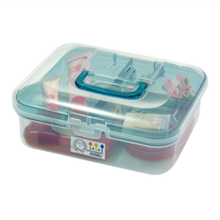 JUSKU 佳斯捷 小糖果置物箱 收納盒 置物盒 工具箱, 顏色隨機, 1個