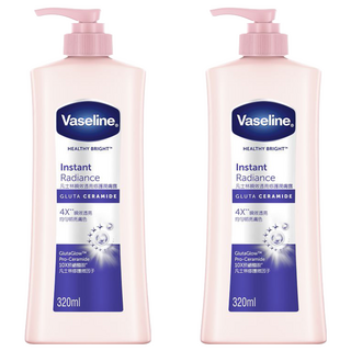 Vaseline 凡士林 瞬效透亮修護潤膚露 320ml 身體乳 保濕 亮白, 2件