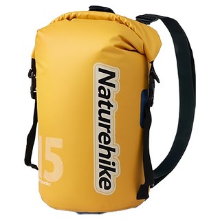 Naturehike 挪客 乾濕分離輕量防水背包 BS017 10L 拿坡里黃, 47 x 32 x 0.5cm