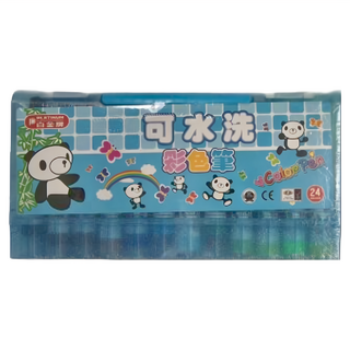 PLATINUM 白金牌 可水洗彩色筆, 24色, 1盒