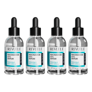 REVUELE 菸鹼醯胺15%細膚安瓶精華 平衡毛孔, 30ml, 4瓶