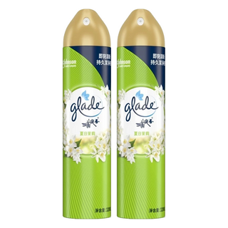 glade 滿庭香 消臭噴霧罐 夏日茉莉 320ML 淨底香 即刻清新 持久潔淨感, 2瓶