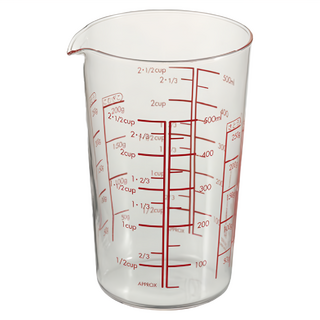 HARIO 好璃奧 耐熱玻璃量杯 99 × 91 × 145mm 150g, 透明色, 500ml, 1個