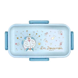 Skater 日本境內版 哆啦A夢 粉藍便當盒 18.6 x 10.8 x 6.2cm 530ml, 粉藍, 1個
