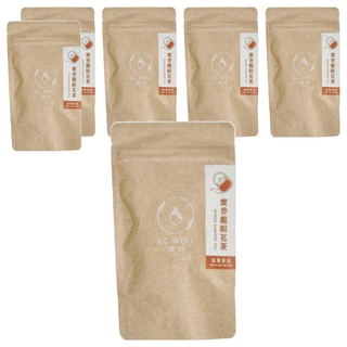 GC WELL 幾好 蜜香龍眼花茶 原葉茶包, 3g, 7包, 6袋