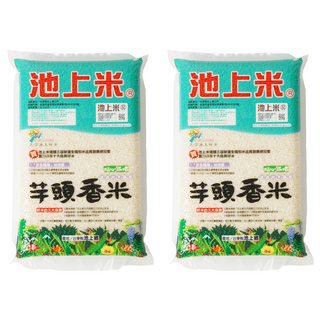 池上多力米 芋頭香米 台東縣池上鄉產, 2.2kg, 2包, CNS二等白米