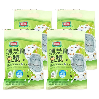 薌匯 黑芝麻豆漿, 冷熱皆宜, 非基改黃豆, 台灣製造, 25g, 10包, 4袋