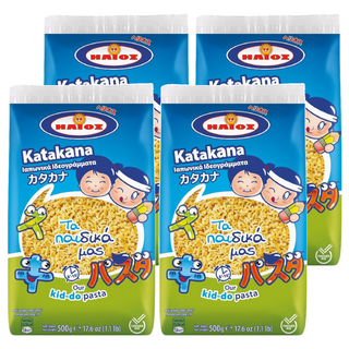 HELIOS Pasta 片假名造型義大利麵, 500g, 4包