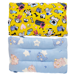 萱萱枕 2入組 兒童枕頭, 43 x 28 x 6cm, 幸運狗狗 + 恐龍星星