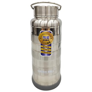 Green Bell 綠貝 316不鏽鋼陶瓷保溫杯, 1L, 1個