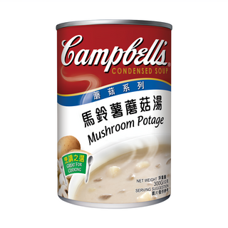 Campbell's 金寶湯 馬鈴薯蘑菇湯 300g - 經典濃郁 快速上桌, 1罐