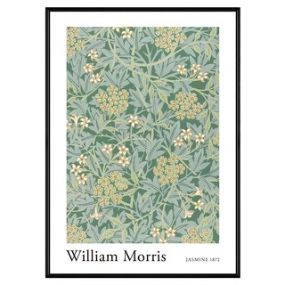 BOLUO GALLERY 菠蘿選畫所 William Morris 茉莉花 BFSP4610B, 黑色