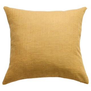 快豹 Doro 棉麻抱枕 無流蘇 黃色 45公分x45公分 抱枕套, 1個