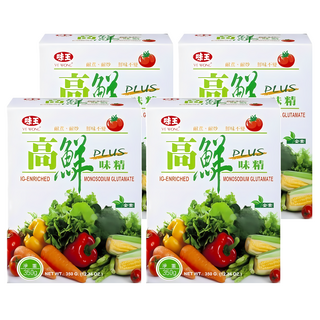 味王 高鮮PLUS味精, 350g, 4盒