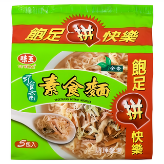 味王 巧食齋 素食麵 82g, 5包
