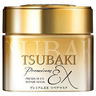 TSUBAKI 思波綺 金耀瞬護髮膜EX，山茶花精油，離子修護成分，鎖水包覆科技, 180g, 1件