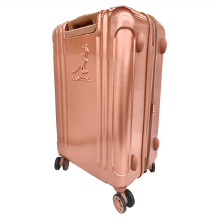 KANGOL 袋鼠 立體LOGO防盜拉鍊行李箱 輕量時尚