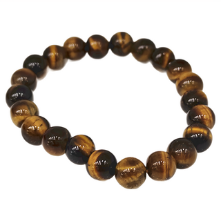 黃虎眼 開運手鏈 圓珠款 8mm, 1個