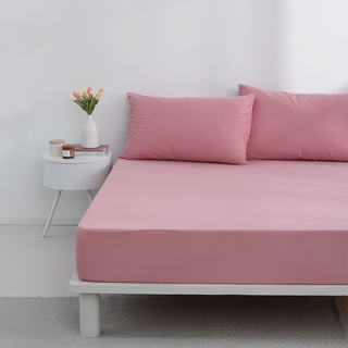 GOODin 竹棉防水床包 2件套 70%竹纖維+30%棉 適用床高38cm