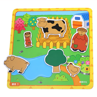 觀察力記憶力訓練遊戲組 激發想像力 強化角色認知 多人玩法增加樂趣, 1組, 開心農場 多色