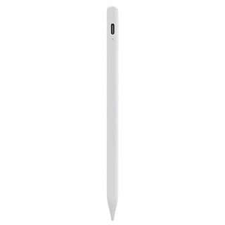 ANTIAN Apple pencil電容筆/iPad磁力吸附觸控筆/手機平板繪畫手寫筆 蘋果安卓通用款, 1支, 白色