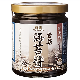 菇王 香菇海苔醬, 精選食材, 無添加防腐劑, 240g, 1罐
