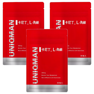 UNIQMAN 優仕曼 卡尼丁 L 肉鹼膠囊, 30顆, 3包