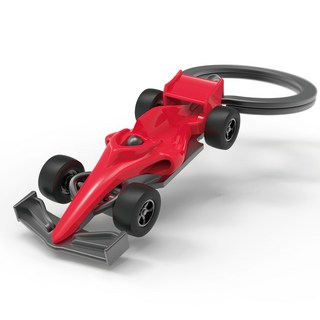 Metalmorphose 鑰匙圈 - 手工拋光 實心金屬打造, 1個, 方程式賽車