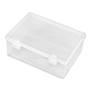 小麥購物 透明雙扣收納盒 小(12.8 x 8.8 x 4.3cm) 46g, 10個, 透明色