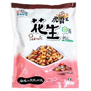 虎尾鎮農會 虎霸王花生 麻辣小魚乾口味, 1包, 120g
