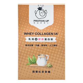 PROTEIN UP 蛋白質博士 乳清膠原蛋白飲 IA 錫蘭紅茶拿鐵, 32g, 6包
