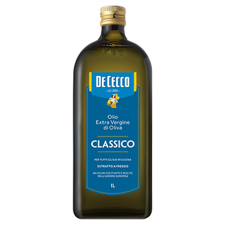DE CECCO 得科 特級初榨橄欖油 CLASSICO 義大利百年工法 適用熱廚、沙拉、碳烤肉類 米其林星級餐廳主廚首選品牌, 1L, 1瓶