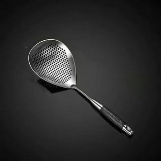 Couselect 304不鏽鋼防燙長柄撈勺 烏檀木款, 1支