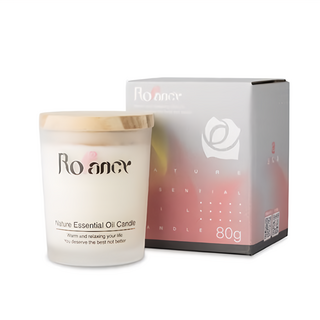 Rofancy 洛帆晞 手工香氛蠟燭 植物蠟燭, 山茶花, 80g, 1組