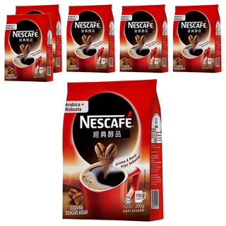 NESCAFE 雀巢咖啡 醇品經典風味補充包, 200g, 1包, 6包